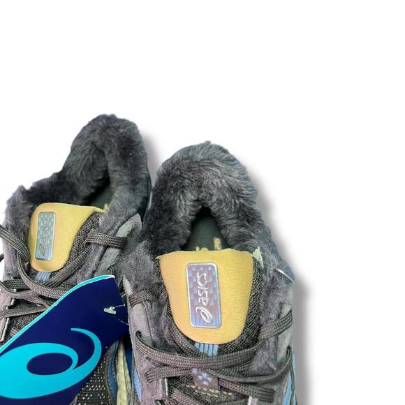 ASICS Gel-Kayano 28 Lite-Show Men’s 11.5 US Black Blue Gray Fur Lining Running - Picture 8 of 11